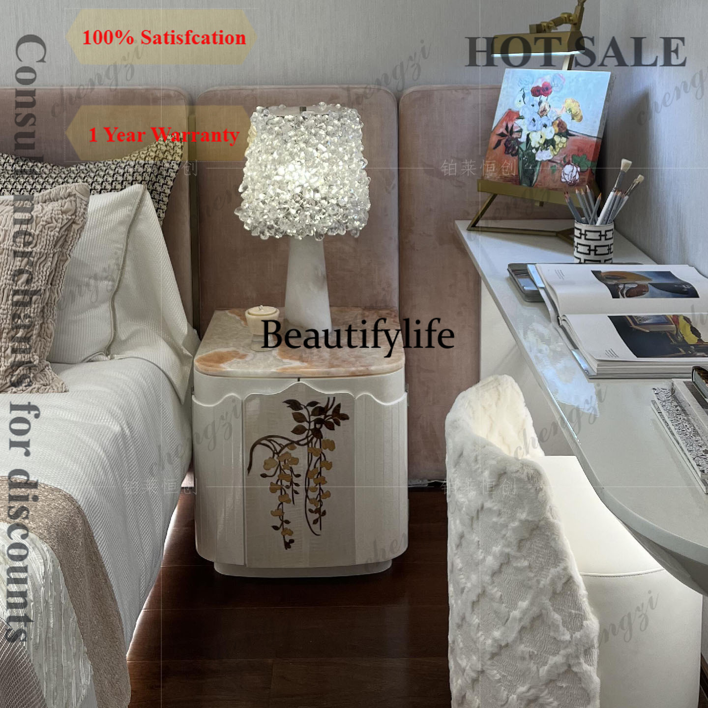 Home Lighting & Decor St Catharines On - Table de chevet italienne de luxe