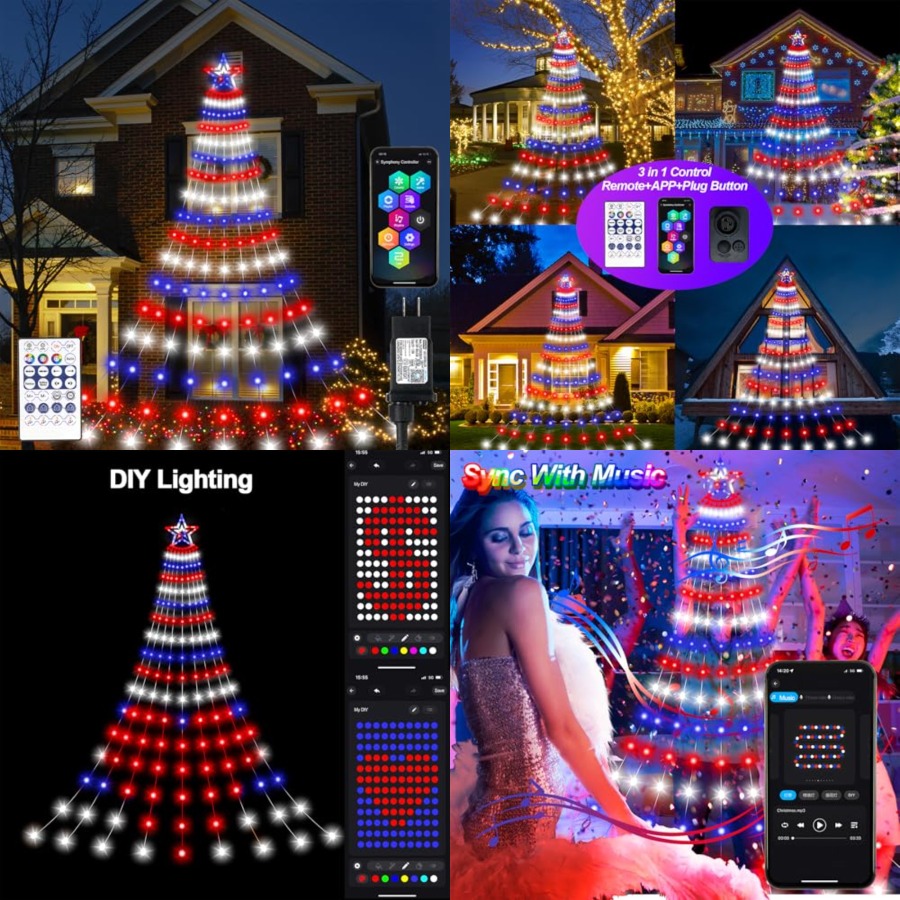 Lighting Tree Decor - Décorations lumineuses intelligentes pour le 4