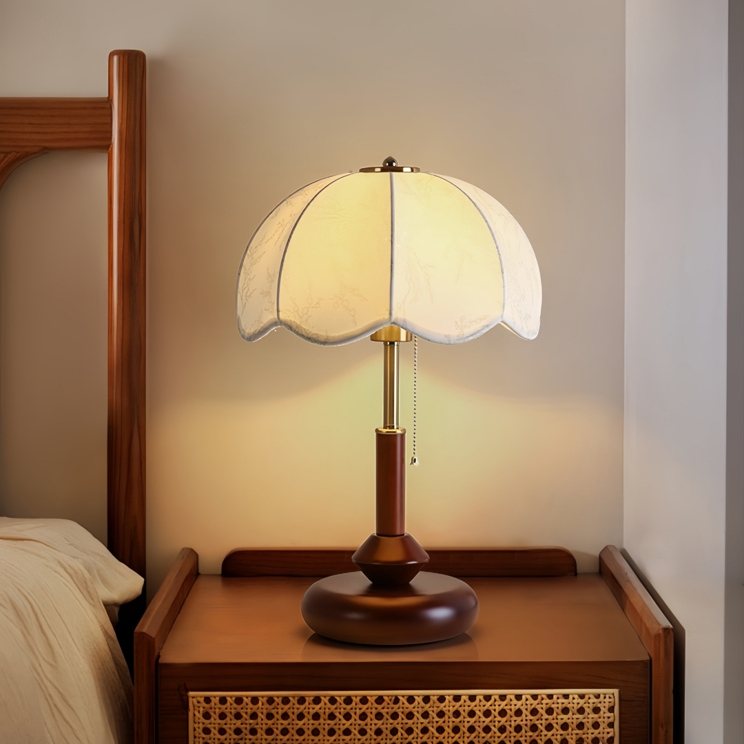 Lighting Decor For Room - Lampe de table vintage à abat-jour