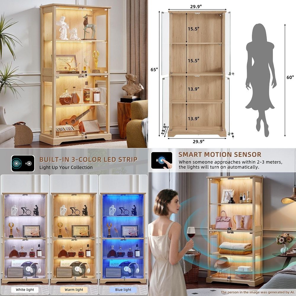Lighting & Home Decor Studio Photos - Vitrine en verre style farmhouse avec