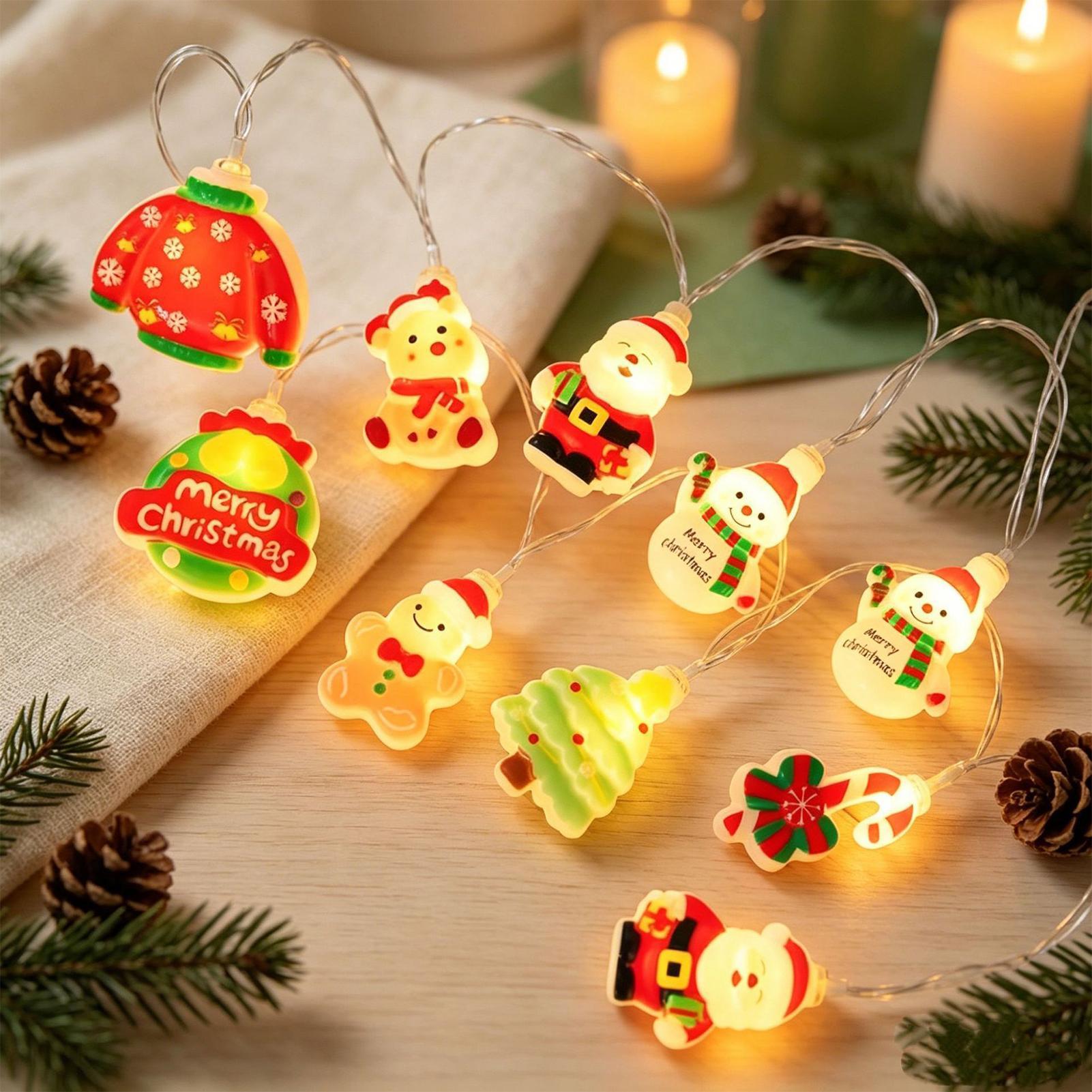Lighting Tree Decor - Guirlande lumineuse LED Père Noël et