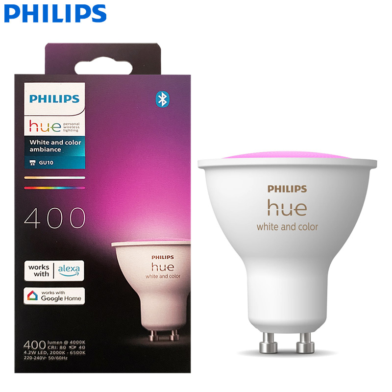 Philips Hue GU10 Spot LED inte - Philips Bulb Hue avis et prix