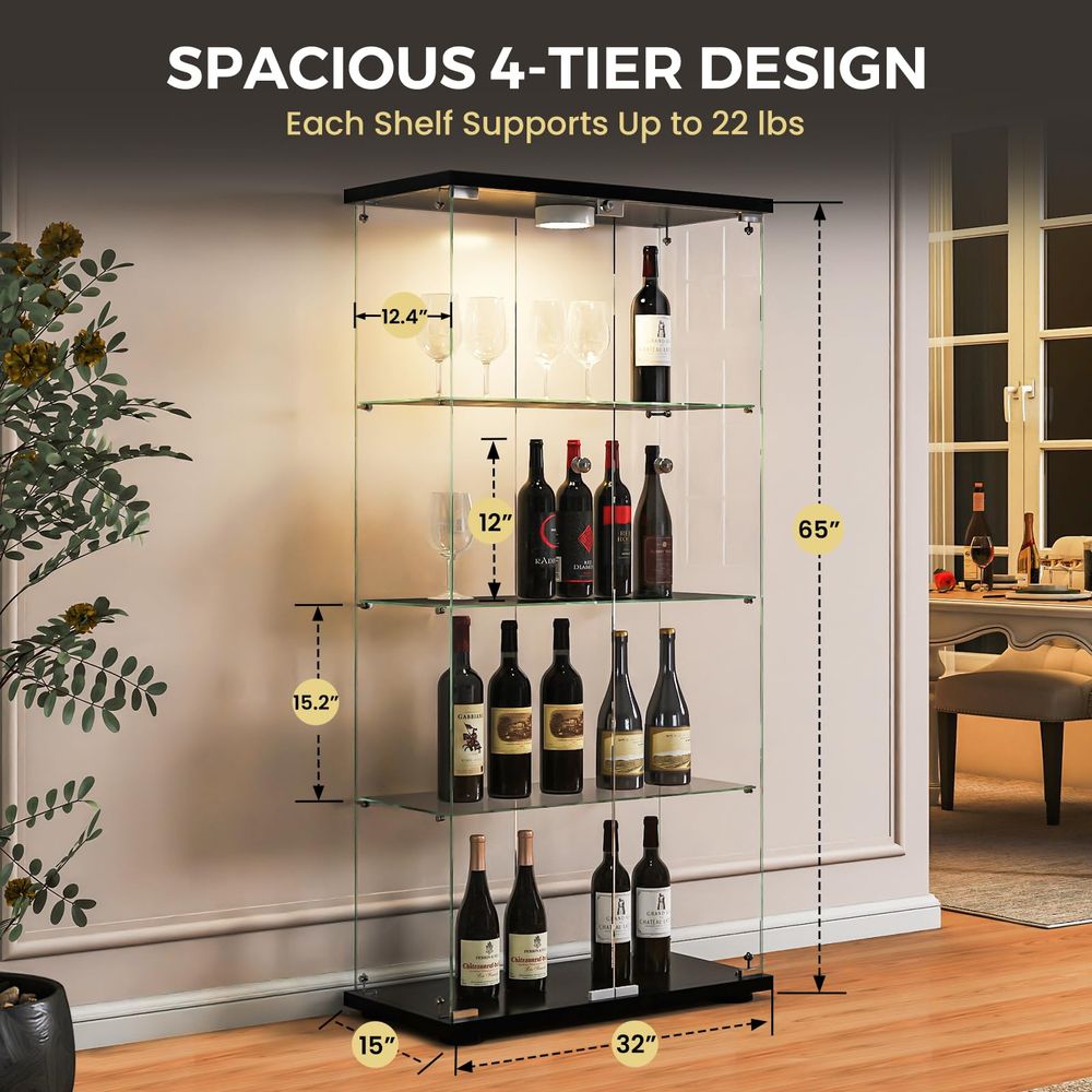 Vitrine avec éclairage LED et  - Lighting & Home Decor Studio Photos avis et prix
