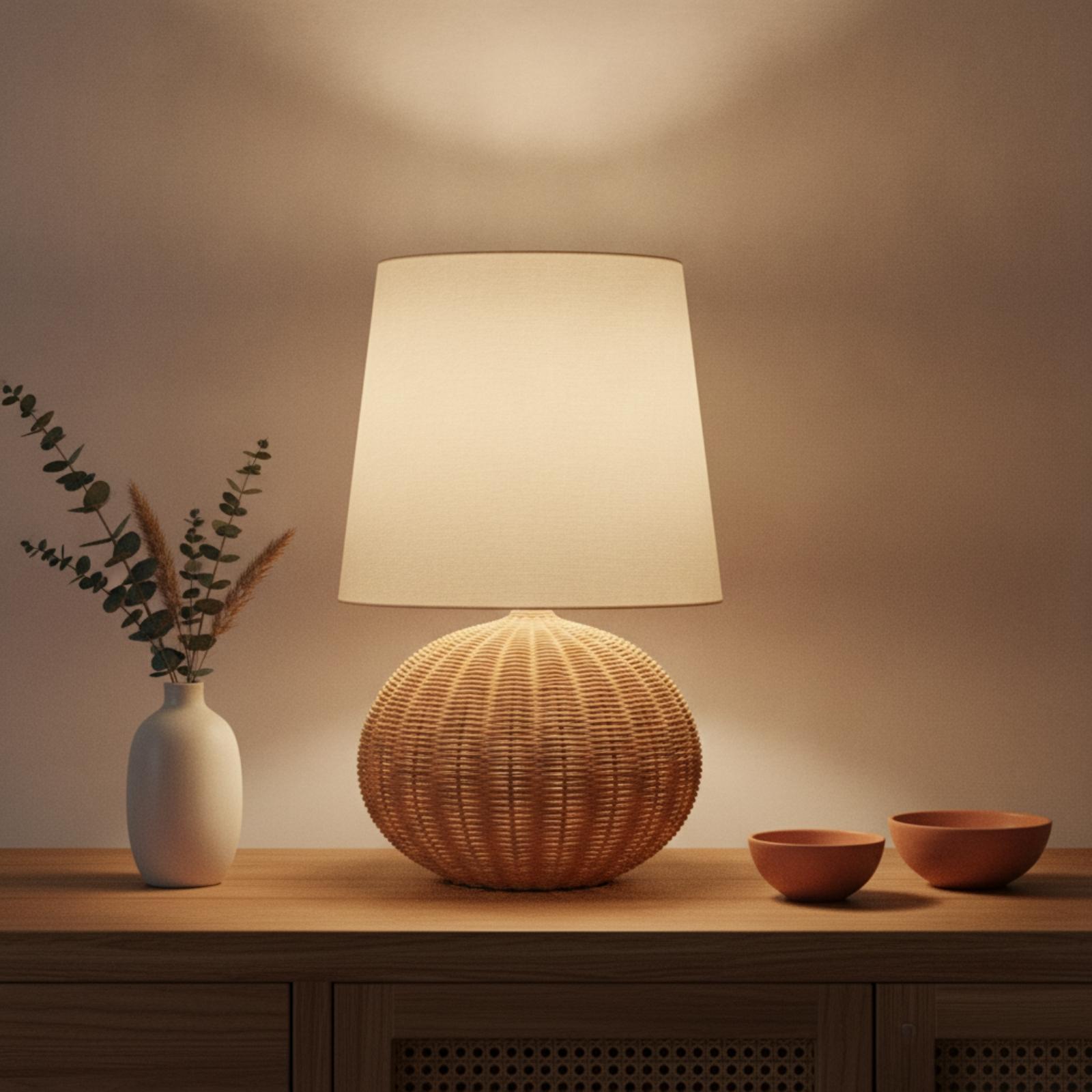 Lampe de chevet avec base en r - Lighting Decor For Room avis et prix