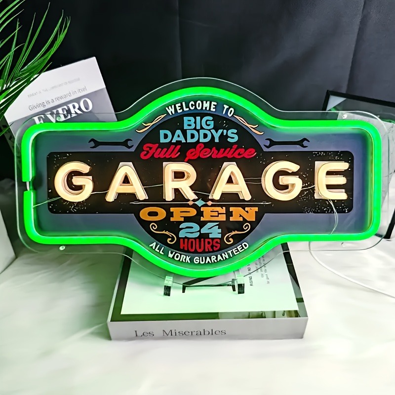 Enseigne au néon LED pour Gara - Garage Lighting Decor avis et prix