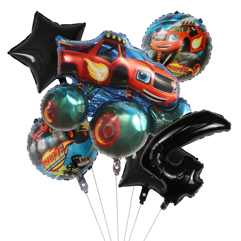 1 ensemble de ballons en alumi - Lighting Mcqueen Birthday Decor avis et prix