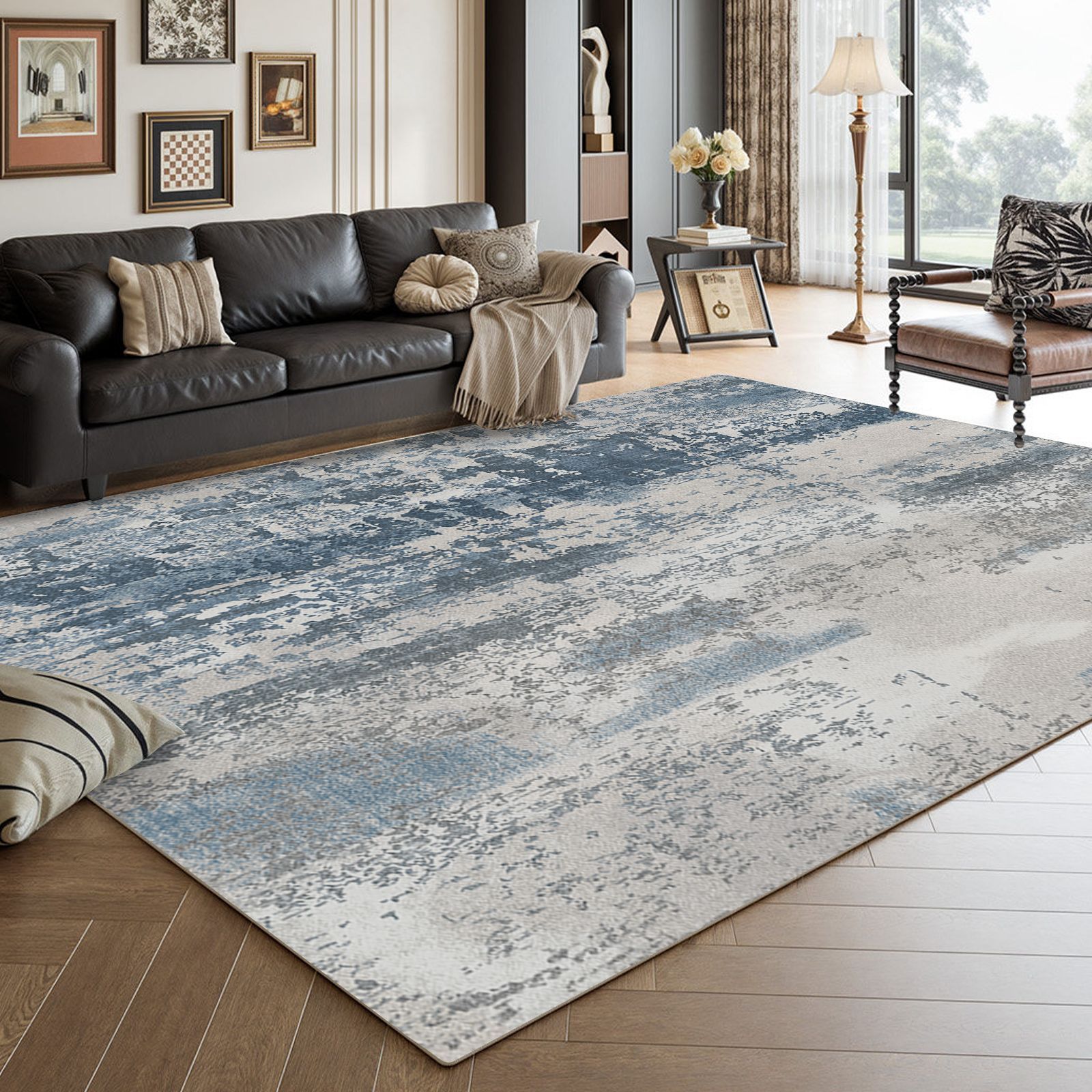 Tapis de salon moderne et simp - Garage Lighting Decor avis et prix
