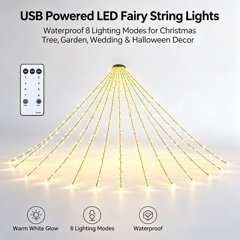Guirlandes lumineuses LED USB, - Lighting Tree Decor avis et prix