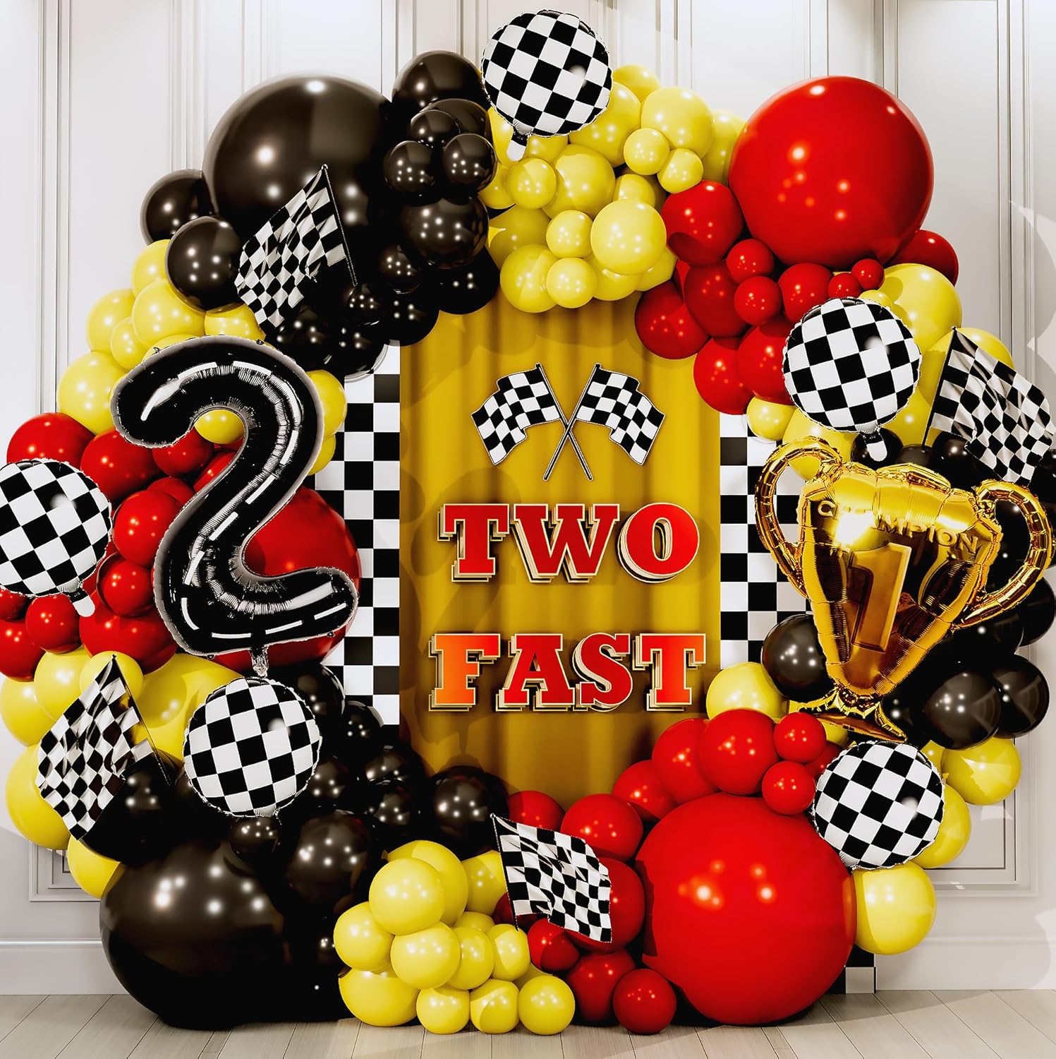 Ensemble de guirlandes de ball - Lighting Mcqueen Birthday Decor avis et prix