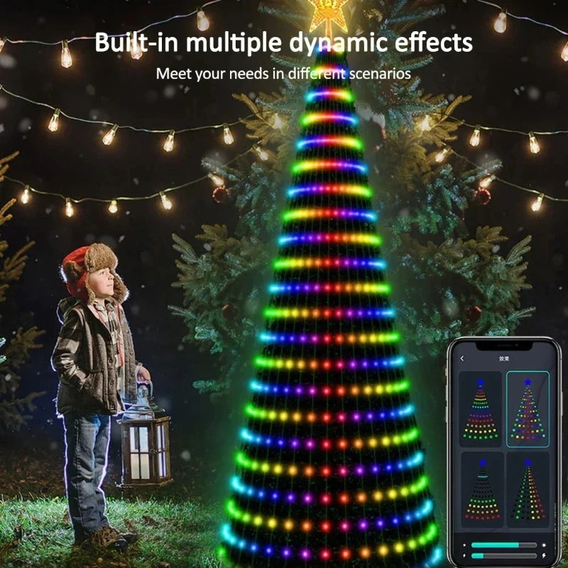 Guirlandes lumineuses LED RGB  - Lighting Tree Decor avis et prix