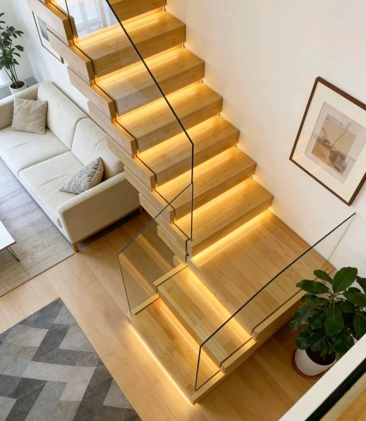 Escalier en bois massif empila - Home Lighting & Decor St Catharines On avis et prix
