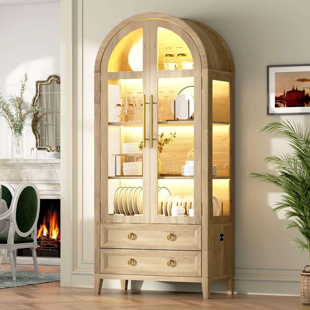 Vitrine arquée 71 avec portes  - Lighting & Home Decor Studio Photos avis et prix