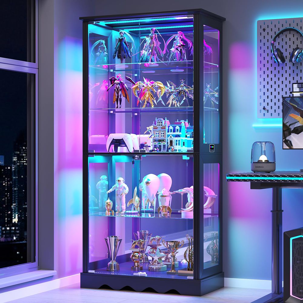 Vitrine avec portes en verre,  - Lighting & Home Decor Studio Photos avis et prix