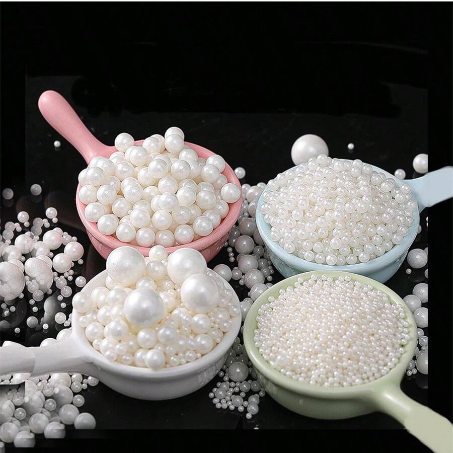 Boules de perles blanches, 100 - Lighting Mcqueen Birthday Decor avis et prix