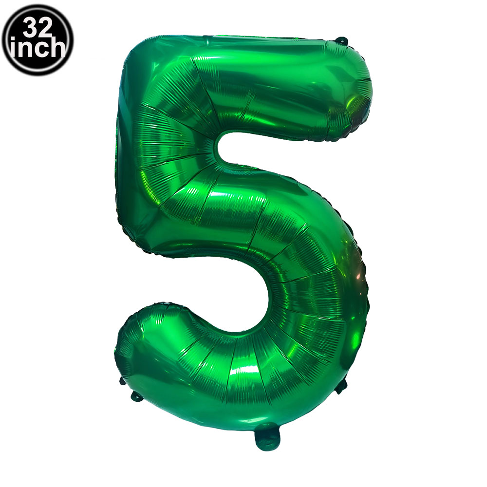 Grands chiffres multicolores 5 - Lighting Mcqueen Birthday Decor avis et prix